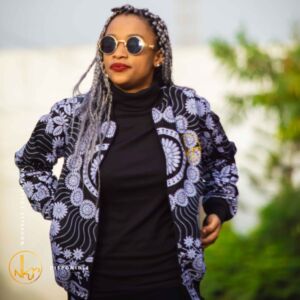 Bomber shiromani noir et blanc