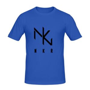 T-shirt nkr oc bleu turquoise unique