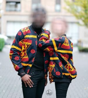Bomber wax noire jaune rouge