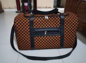 Sac de voyage wax fleur orange