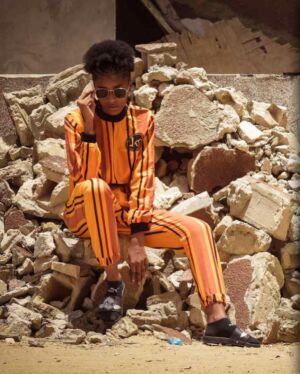 Ensemble 2 pièce sweat + jogging orange