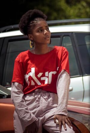 Ensemble urbain rouge