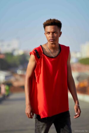 Débardeur ema rouge-1