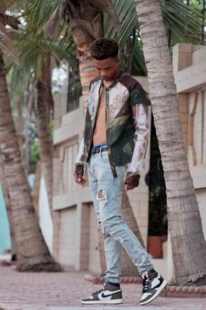 Veste ema kaki militaire-1