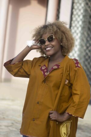 Chemise + tote bag nyora