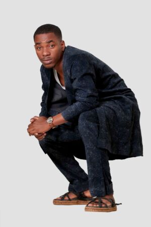 Ensemble kimono court + pantalon