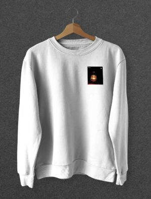 Sweatshirt gandile simple blanc