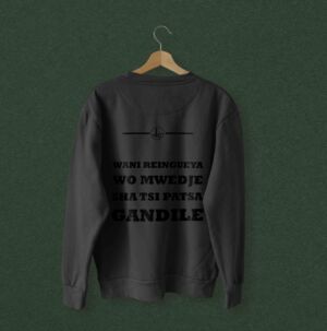 Sweatshirt gandile simple noir-1