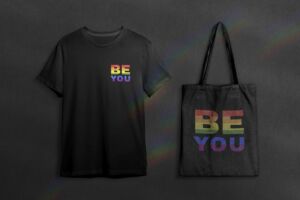 T-shirt + tote bag be you noir