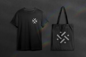 T-shirt + tote bag nun classique noir