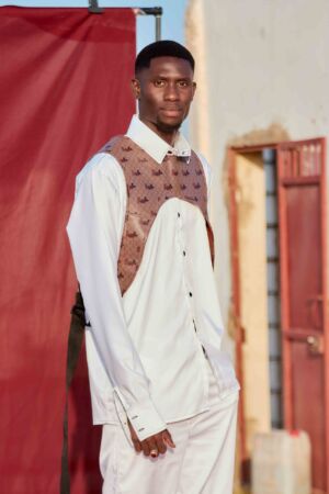 Harnais en cuire classique marron