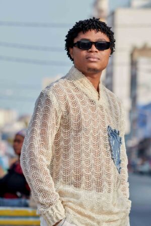 T-shirt upcyle en rideau